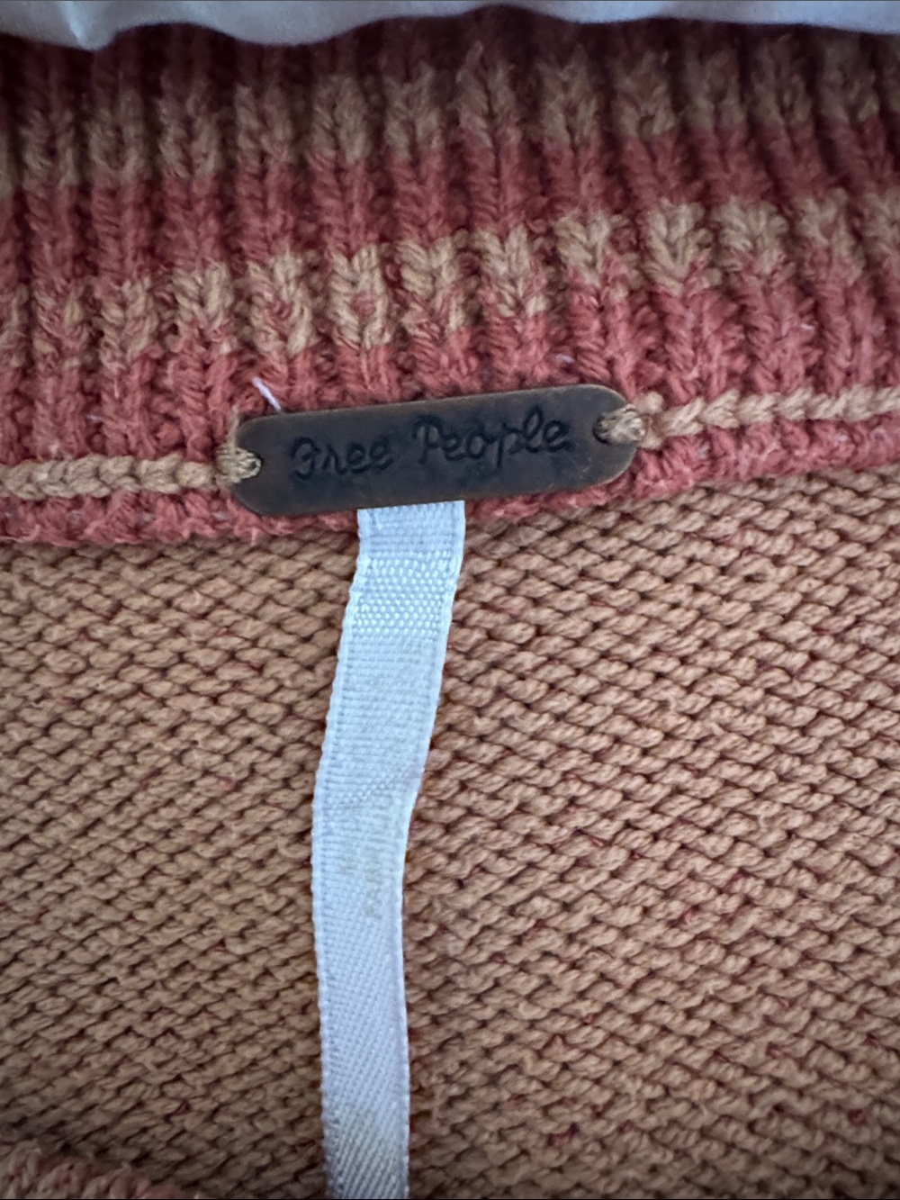 Free People Rusty Rose Scoop-Neck Relaxed Knit Sweater - Picture 2 of 3
